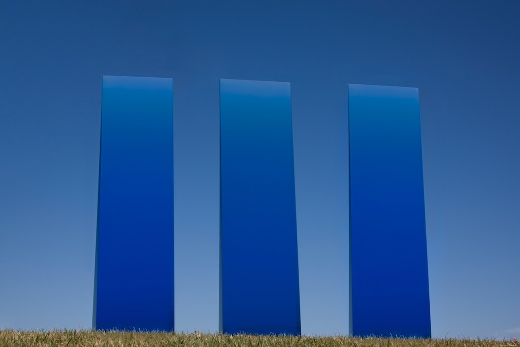 Sky Blue Triptych Wedge